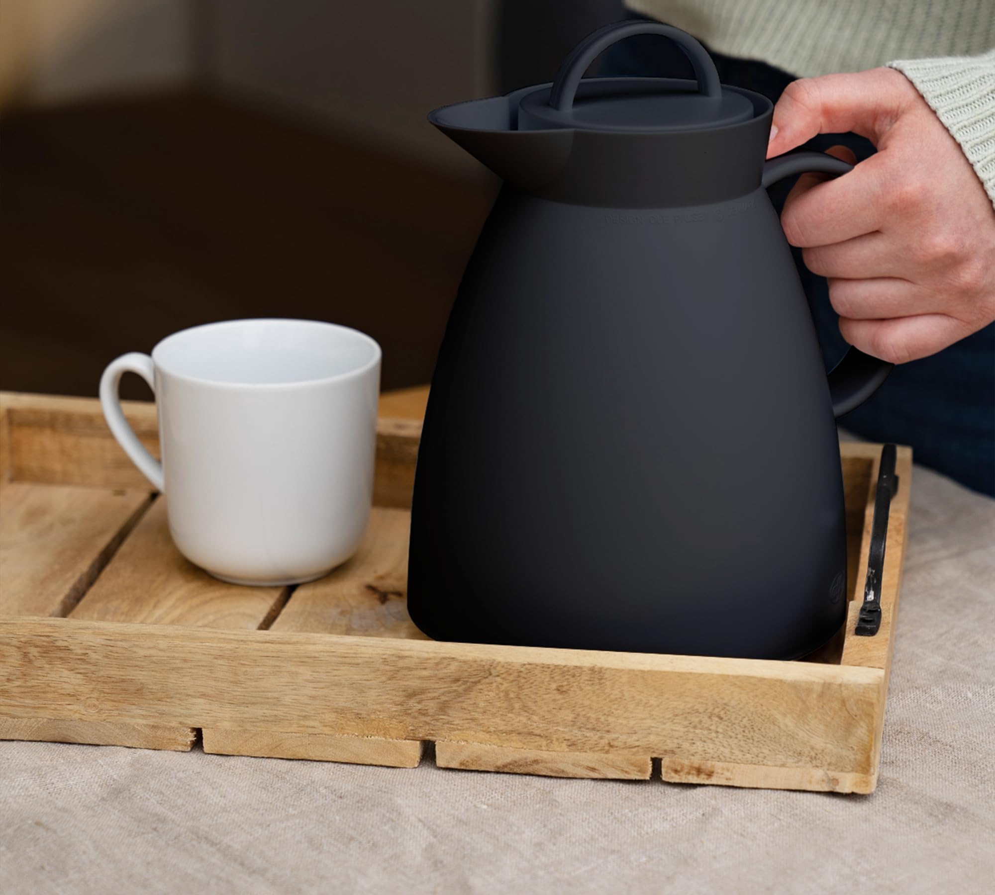 Amazon.com: Alfi Dan 1-Liter Carafe, Black: Thermal Dispenser
